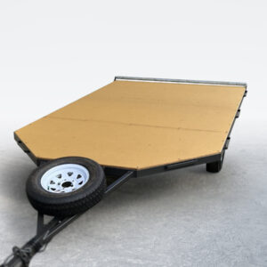 Flat deck raft trailer by Rogue Gear Works